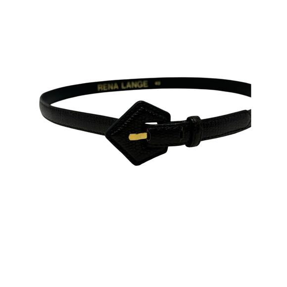 Rena Lange vintage brown leather belt size 40 - S - Picture 12 of 12